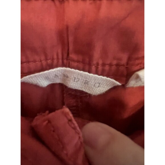 Sandro Cargo Pants Women’s Size 10 Light Red - Picture 3 of 6